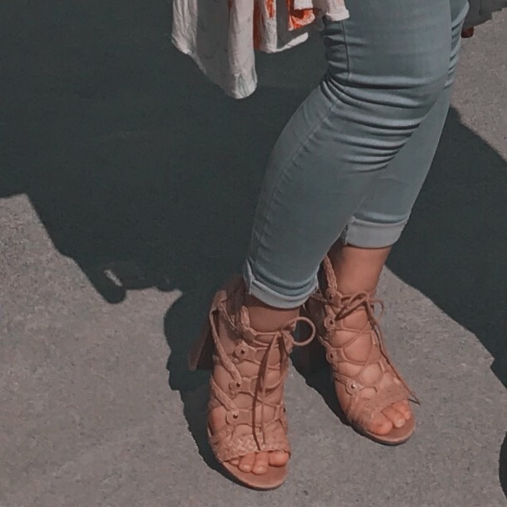 Brown heels